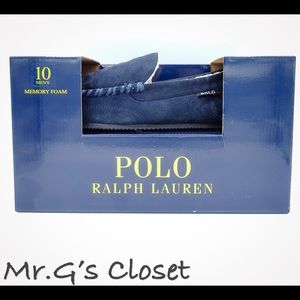 Polo Memory Foam Sherpa Lined House Shoes